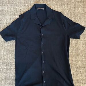 Paul James 100% Cotton Men’s Navy Sweater Size m - EUC